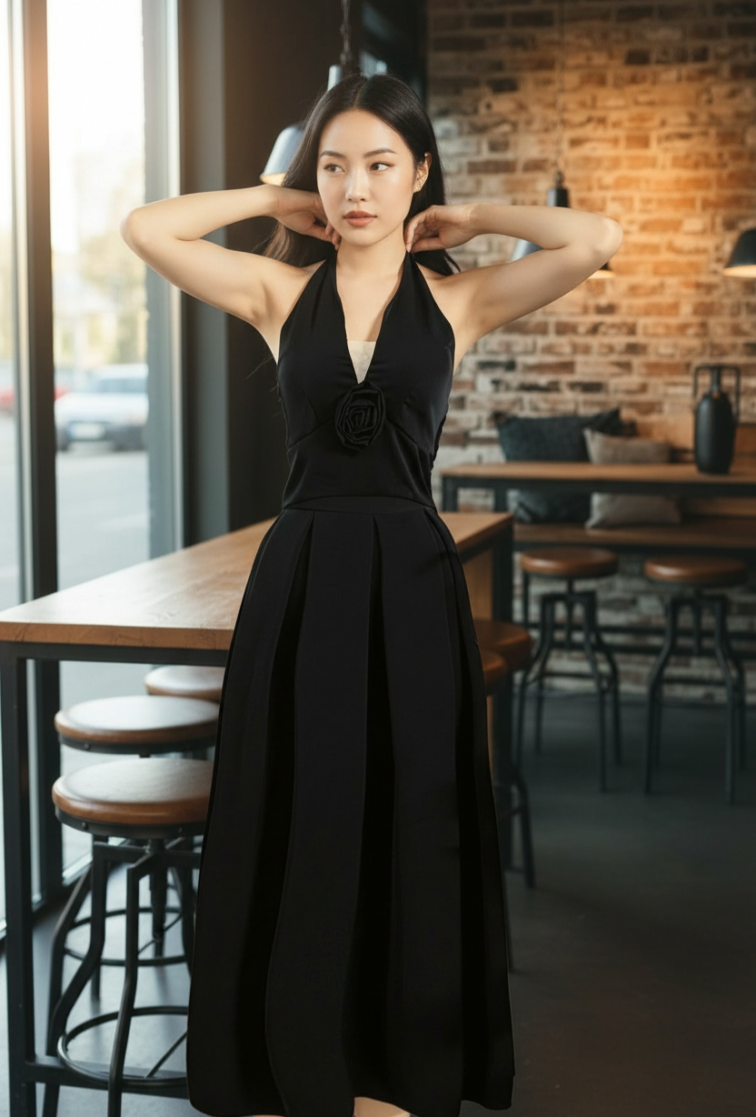 AGL S00027 Set 2 Piece Blouse and Long Skirt