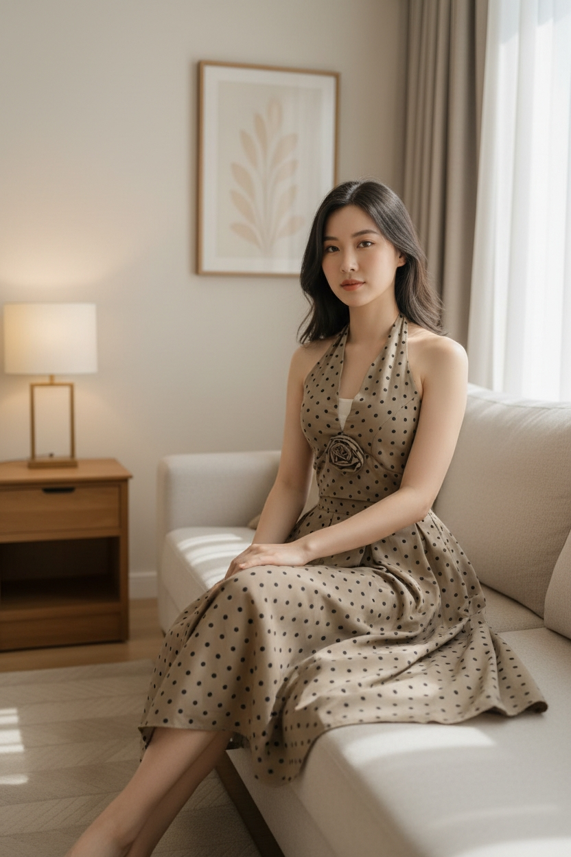 AGL S00028 Set 2 Piece Blouse and Long Skirt