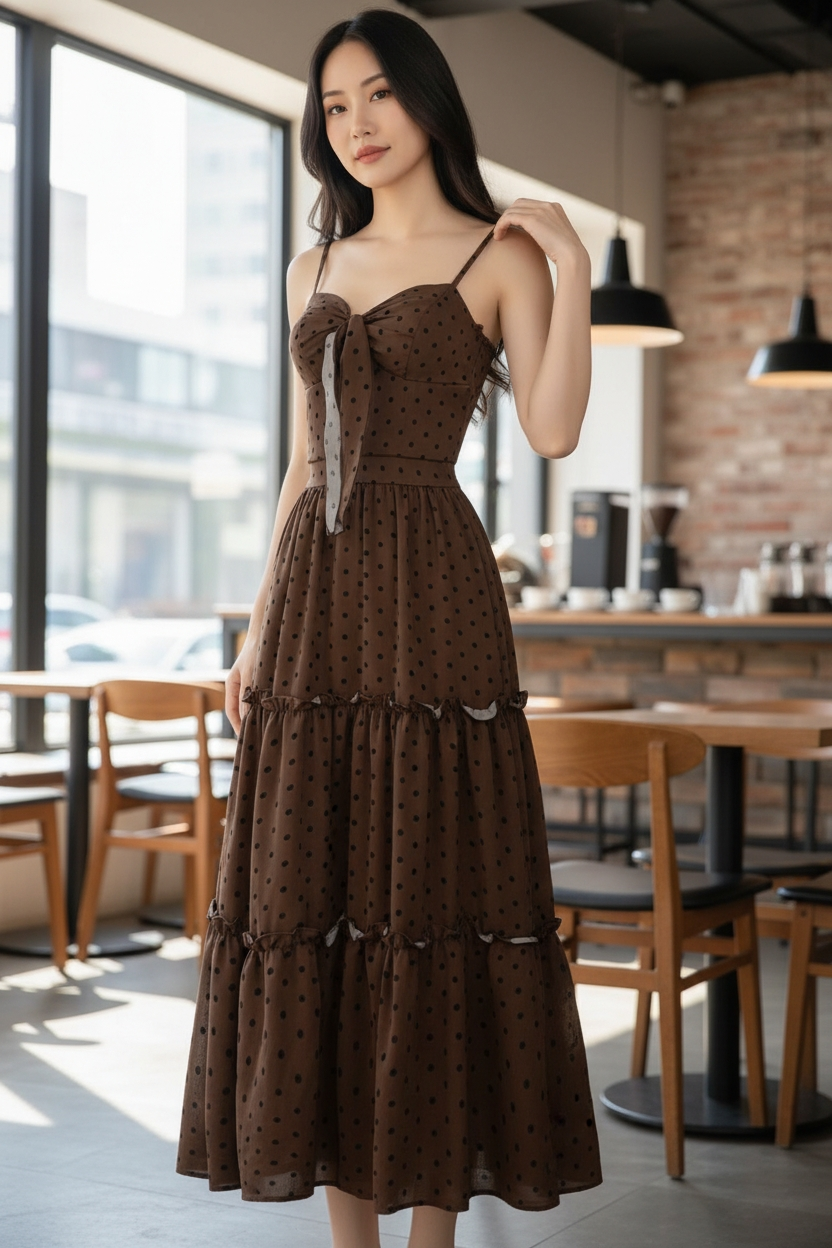 AGL S00030 Set 2 Piece Blouse and Long Skirt