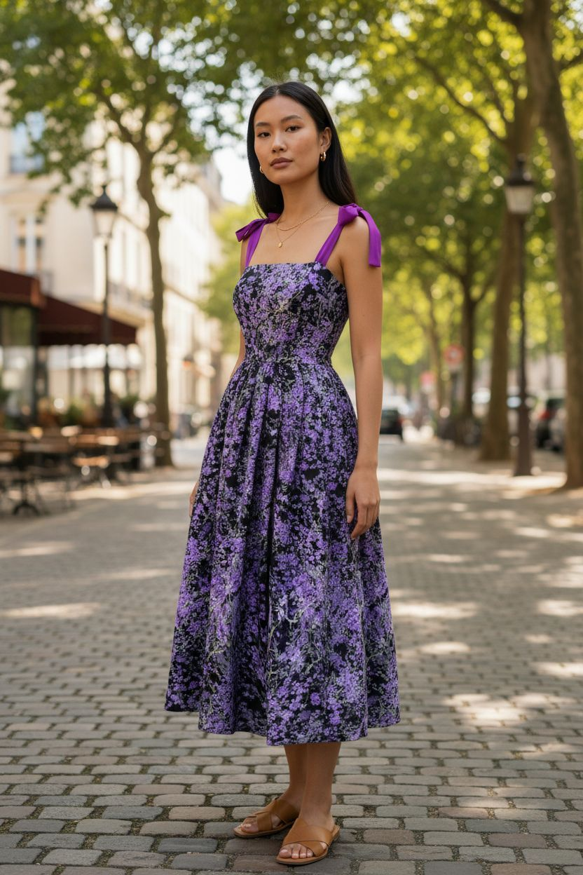 AGL D00017 Mango Silk Long Dress