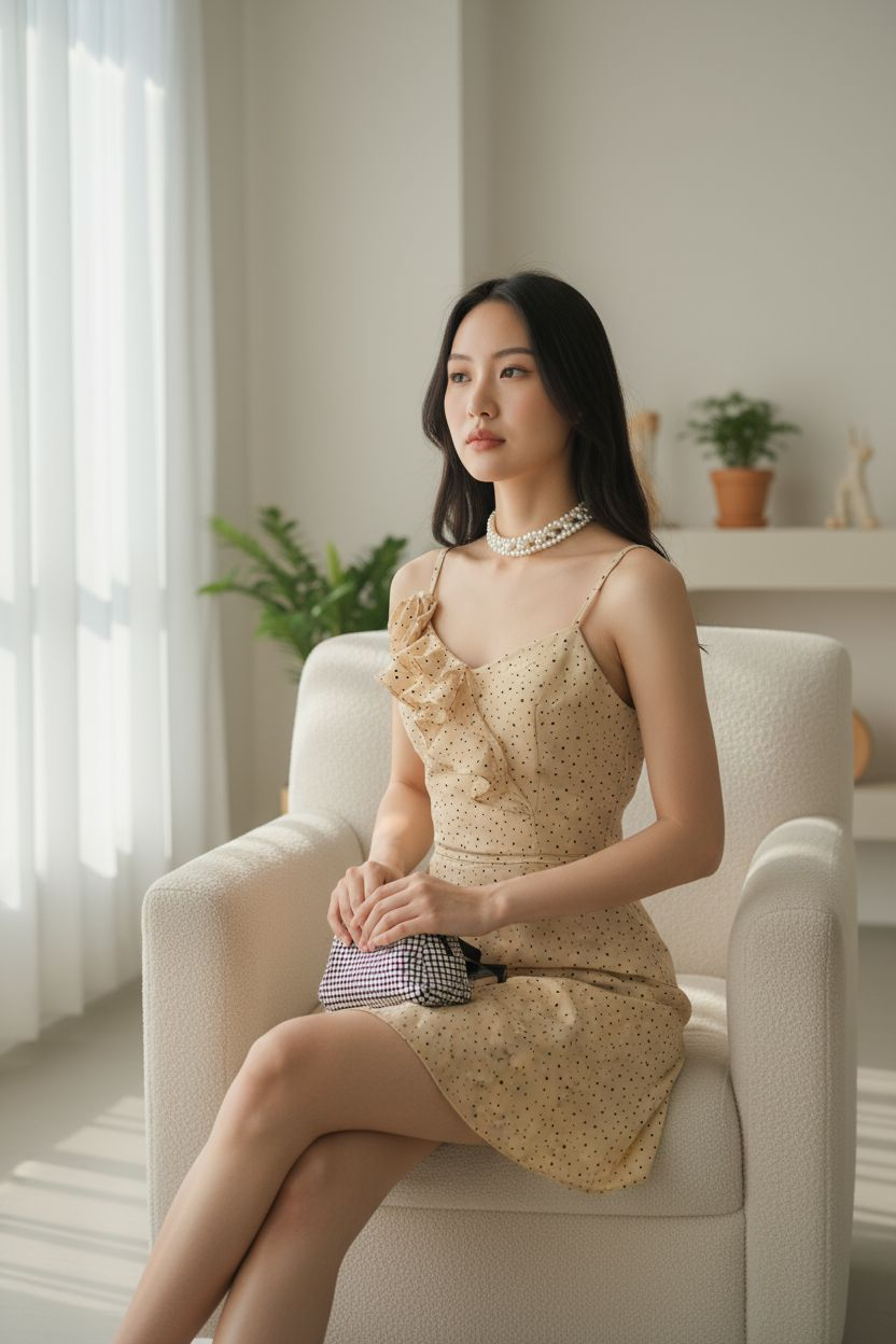 AGL S00010 Set 2 Piece Blouse and Skirt