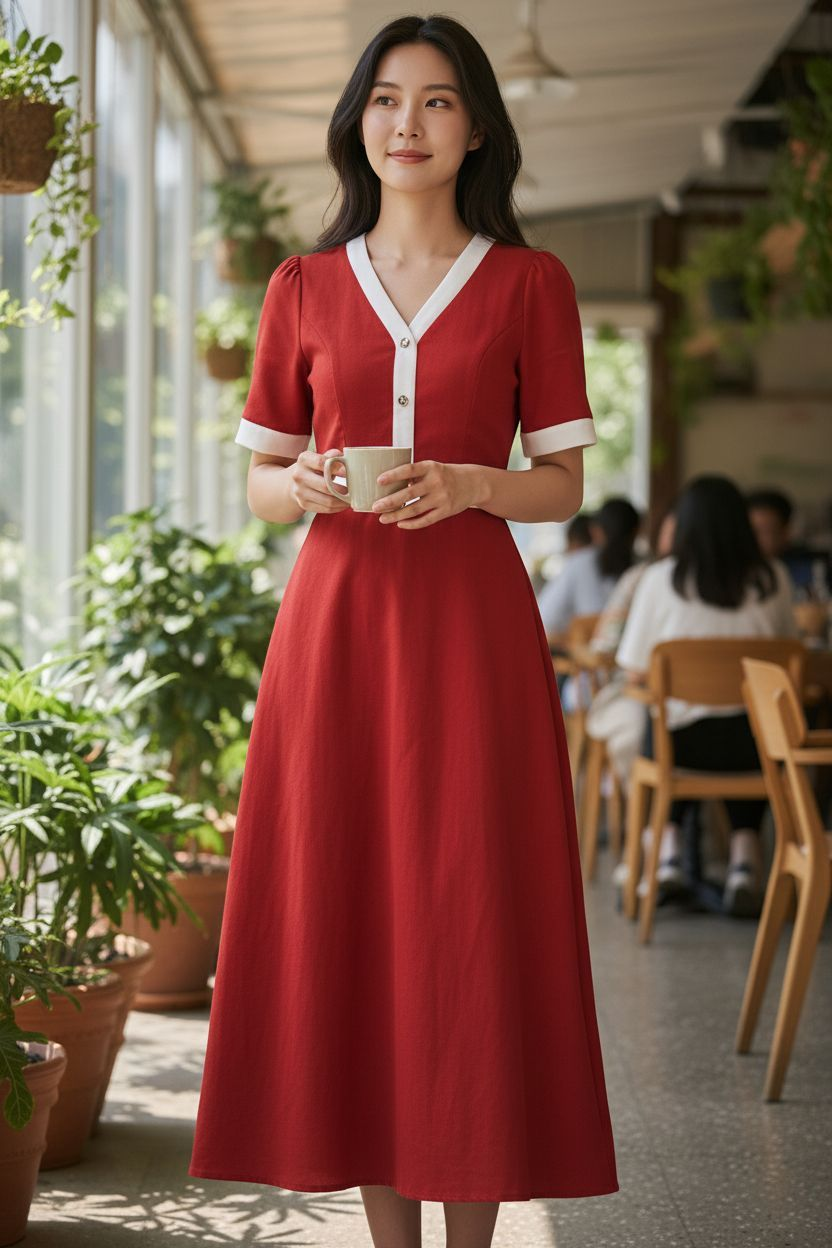 AGL D00014 Mango Silk Long Dress