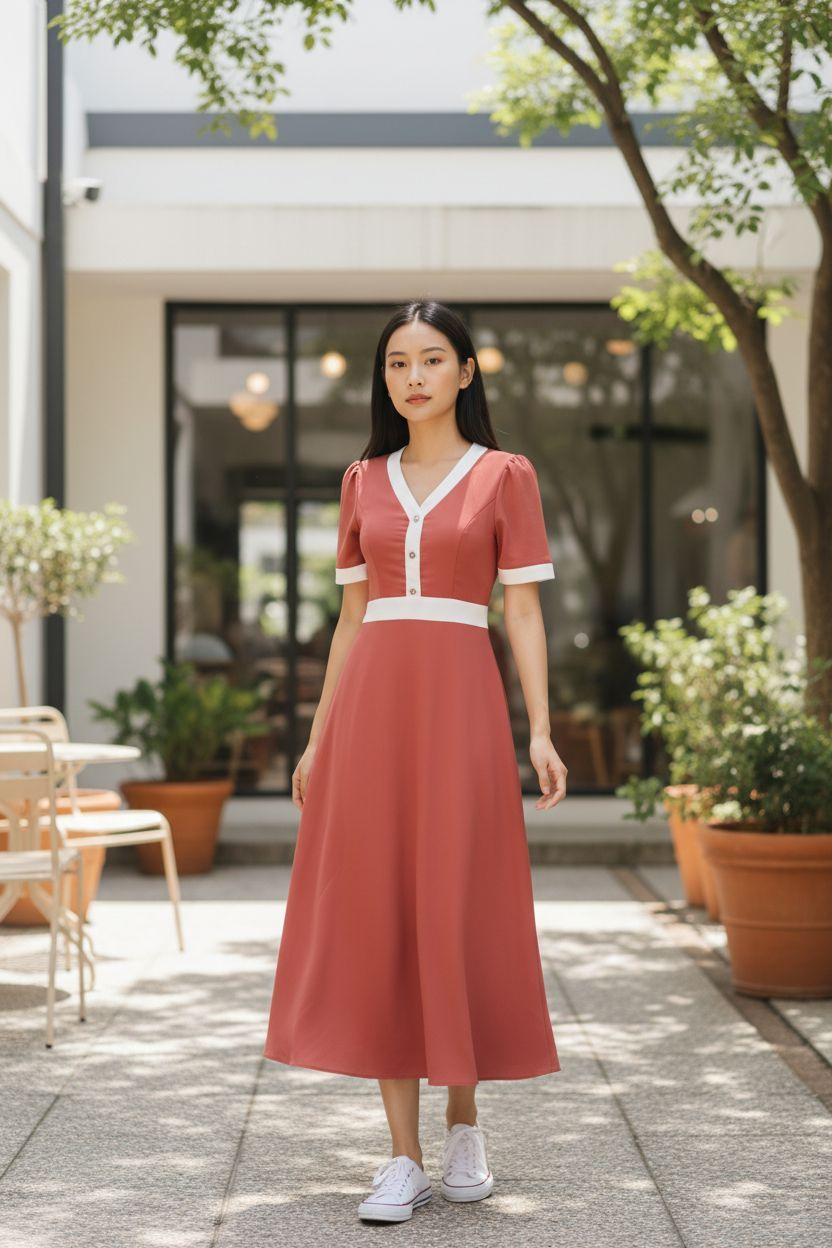 AGL D00014 Mango Silk Long Dress