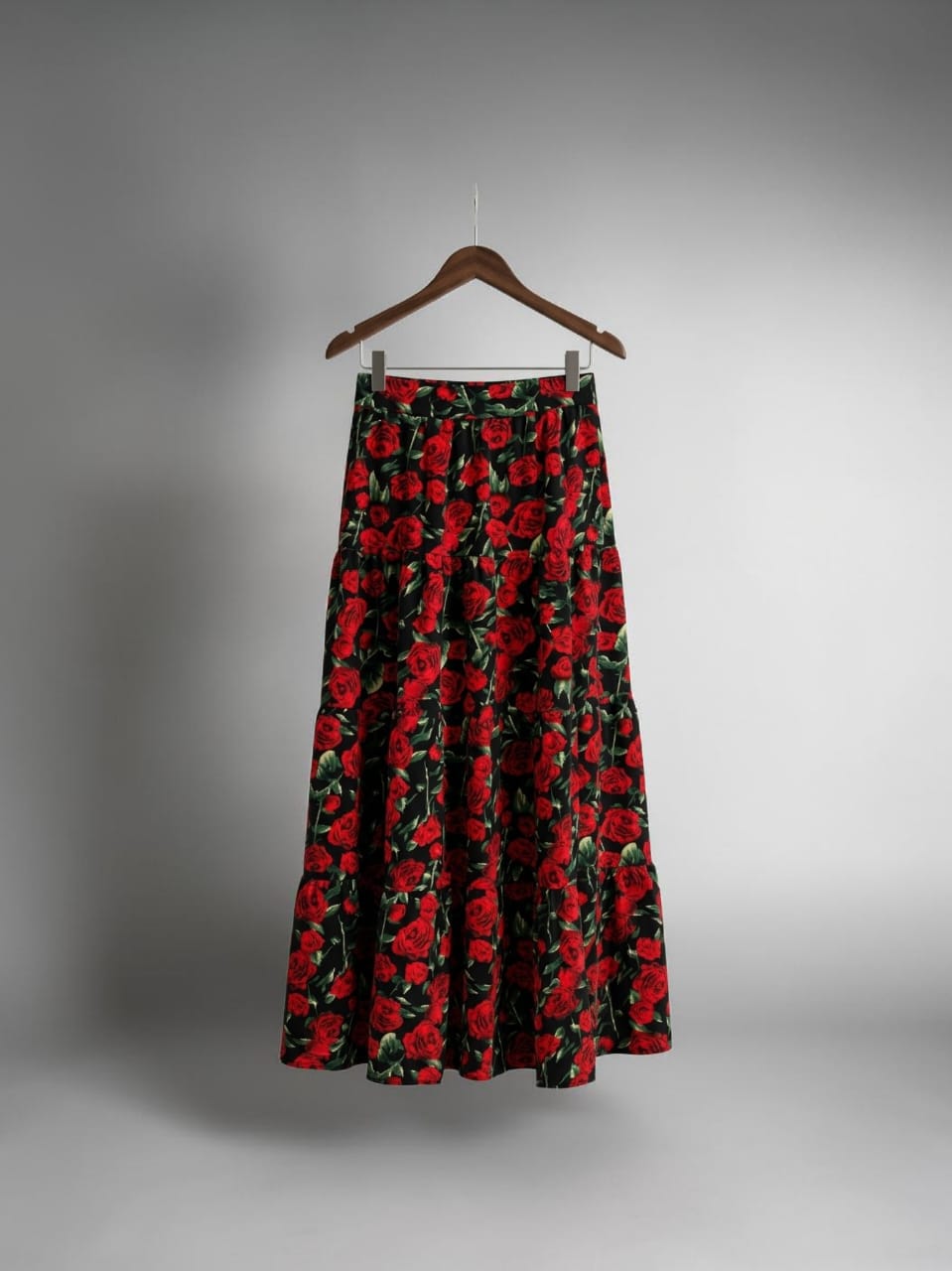 AGL B0001 Mango Silk Long Skirt