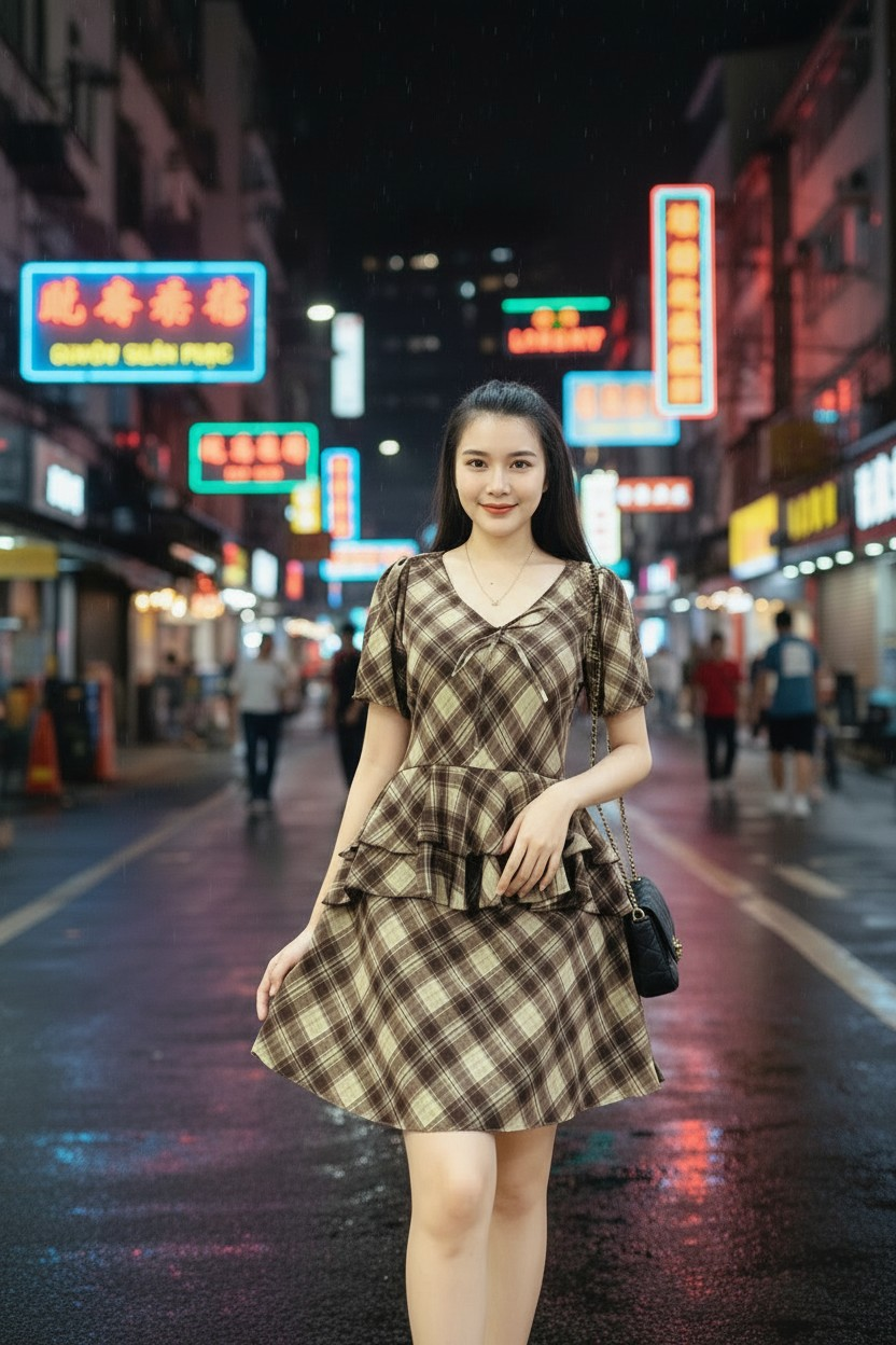 AGL AS0032 Set 2 Piece Blouse and Short Skirt
