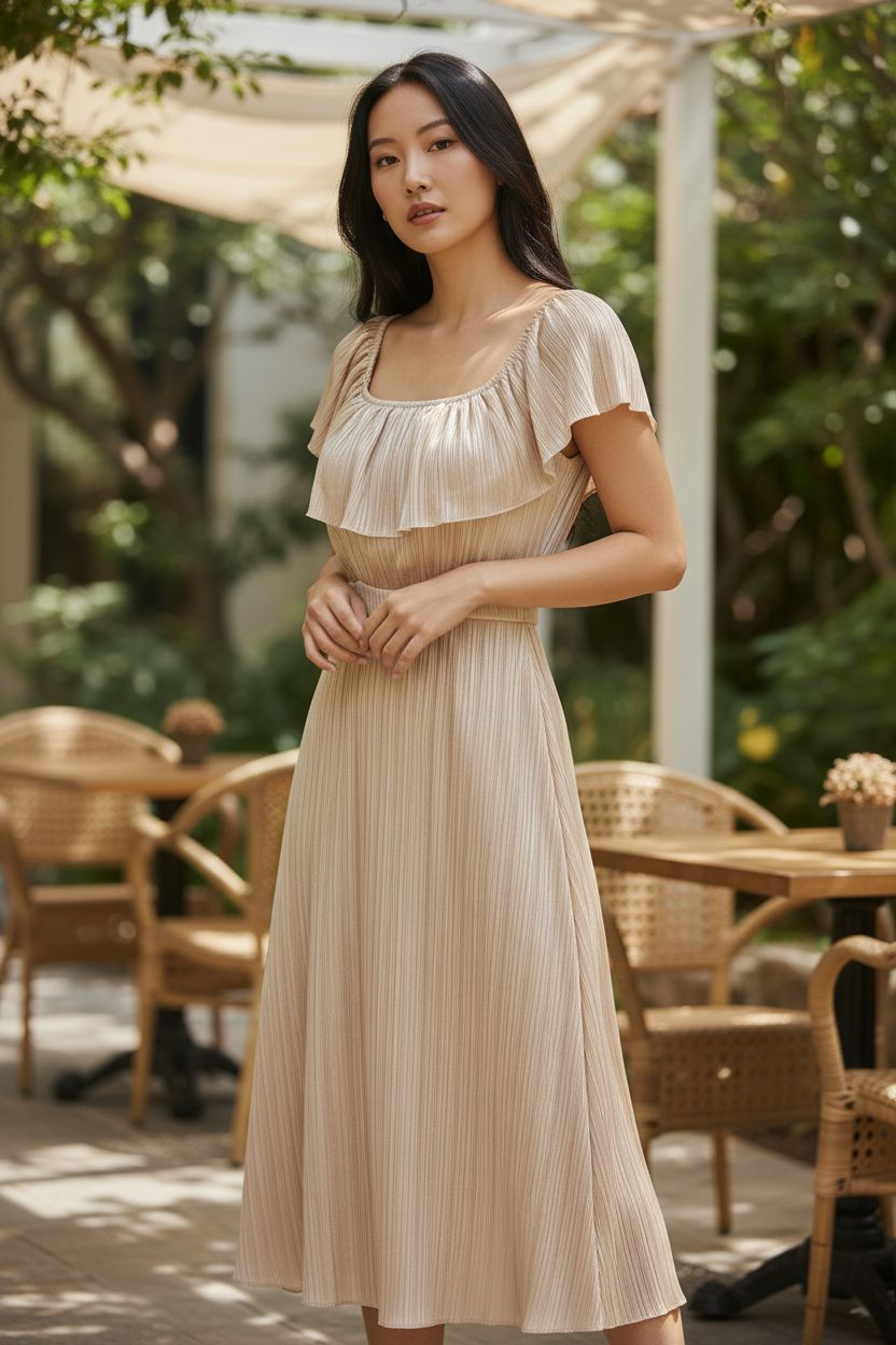 AGL D00012 Chiffon Long Dress