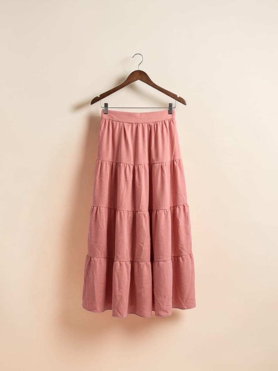 AGL B0001 Mango Silk Long Skirt