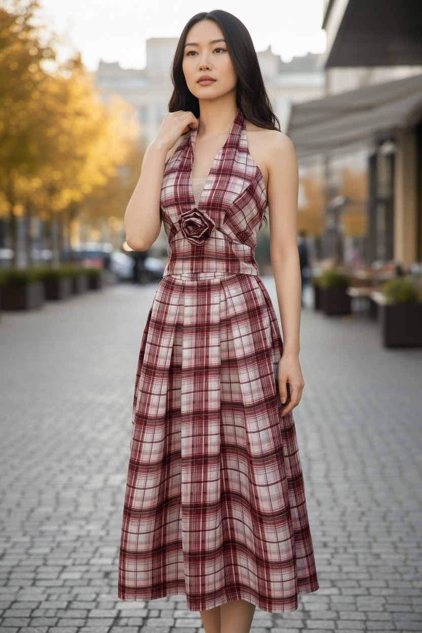 AGL S00028 Set 2 Piece Blouse and Long Skirt