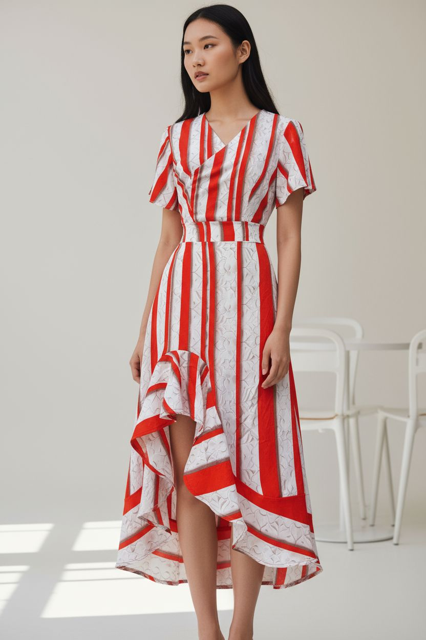 AGL D00004 Mango Silk Long Dress - 110cm