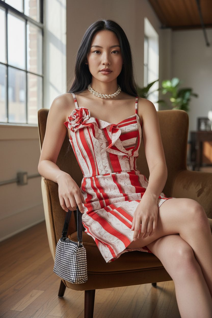 AGL S00013 Set 2 Piece Blouse and Skirt